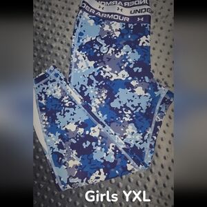Girls YXL Under Armour Performance Leggings